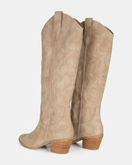 Patsy boots in natural
