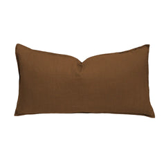 Linen cushion in Hazel