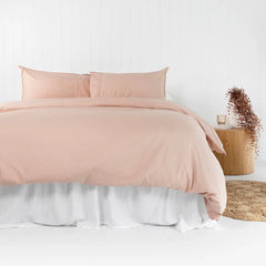 Temple Quilt cover set in Rosewater/Doona cover and two pillowcases