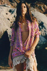 Goldie shirt, desert rose