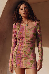 Goldie mini dress, desert rose