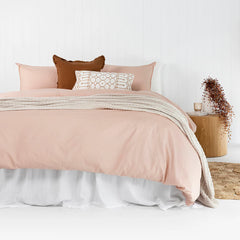 Temple Quilt cover set in Rosewater/Doona cover and two pillowcases