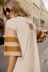 Homecoming oversized biker tee