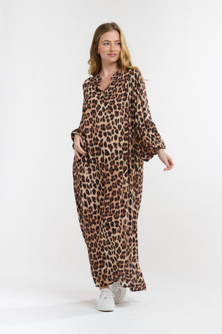 Italian Star Leopard Maxi