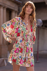 Valley of the Dolls mini boho dress, Opal