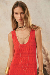Siesta Maxi dress, Chilli