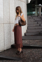 Teodora lace pantaloon-fudge/preorder for mid June delivery