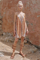 Sienna mini dress, clay