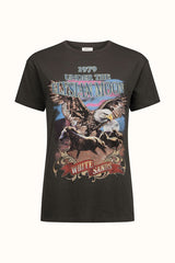 Elysian biker tee, charcoal