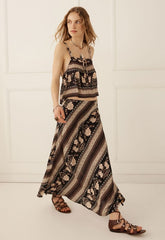 Petalwood maxi skirt