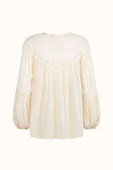Teodora blouse, White Smoke