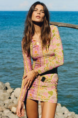 Goldie mini dress, desert rose