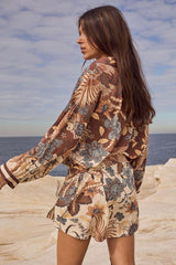 Volcano Goddess shirt dress