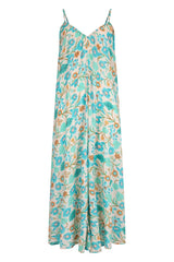 Goldie strappy dress, Lagoon