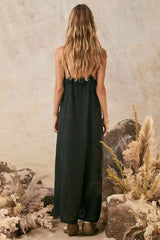 Lux Lisbon palace strappy, onyx