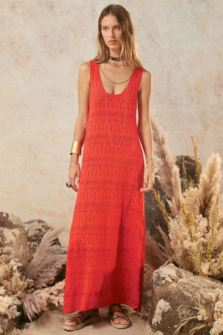 Siesta Maxi dress, Chilli