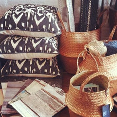 ikat cushion