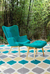 occasional chair and ottoman