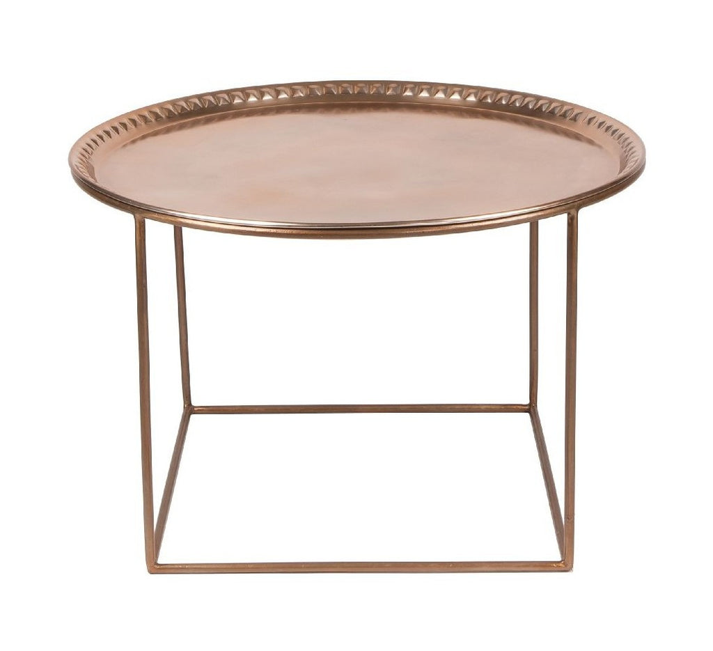copper tray table